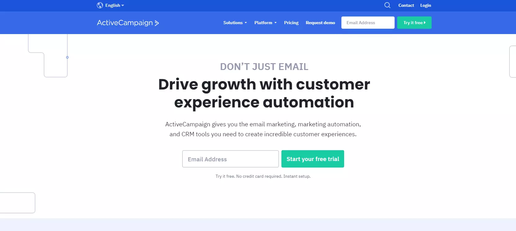 Trang chủ ActiveCampaign