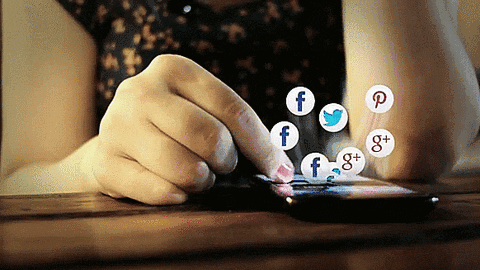 cuộn qua phương tiện truyền thông xã hội - gif