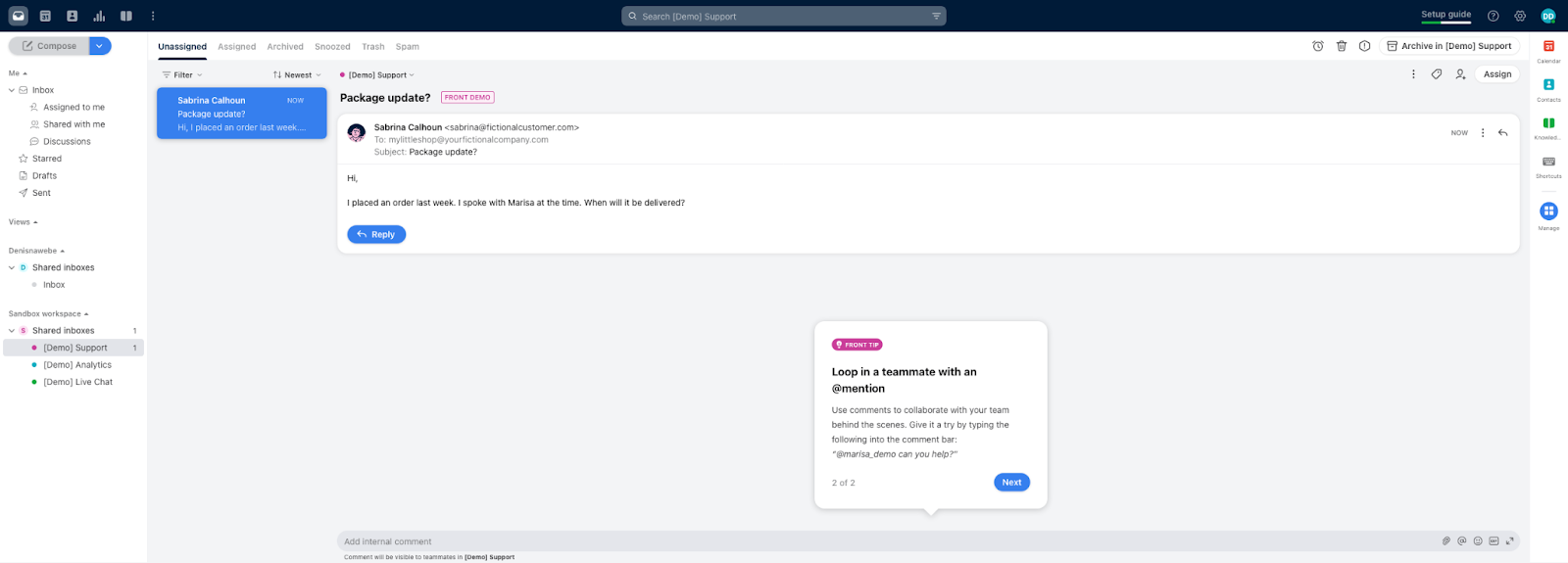 Môi Trường Ticket của Front