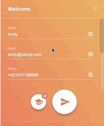 Biểu mẫu liên hệ bên cạnh LiveAgent