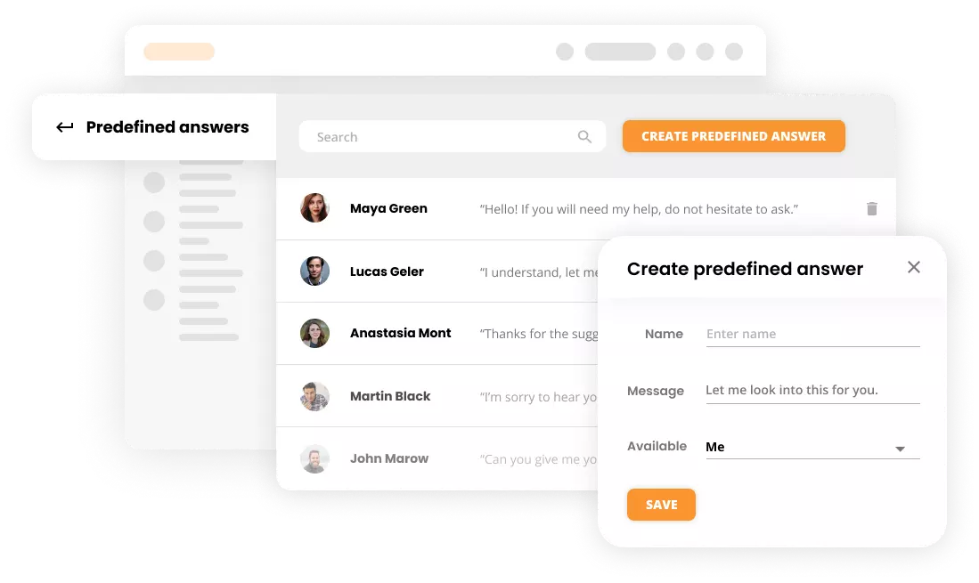 Mô phỏng câu trả lời mẫu