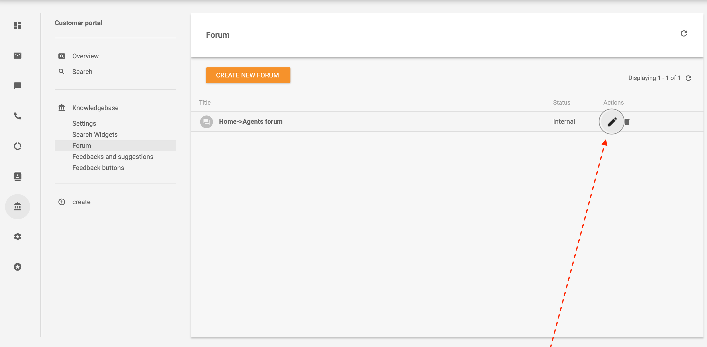 Điều chỉnh diễn đàn khách hàng trong LiveAgent