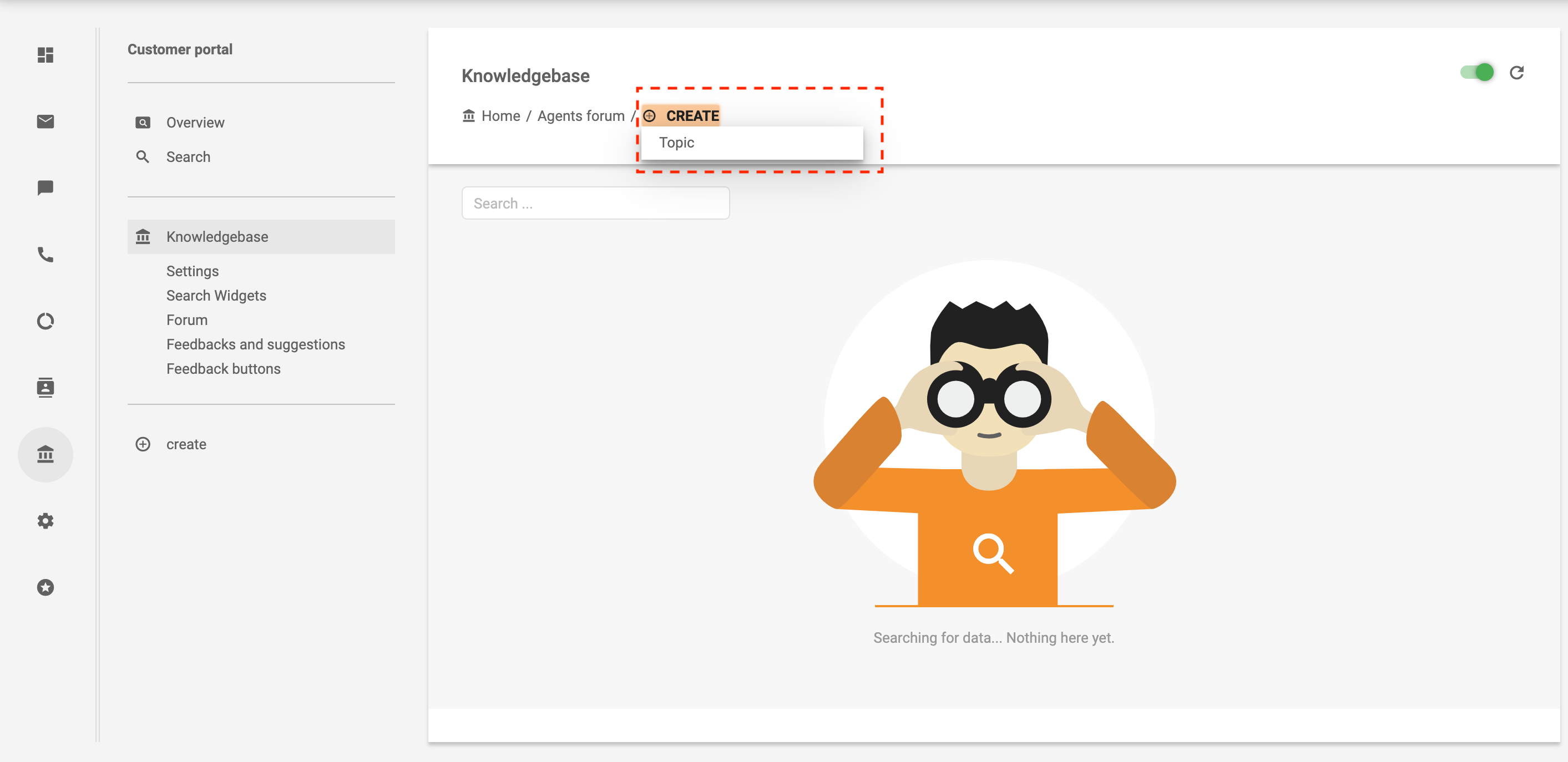 Tạo chủ đề trong diễn đàn đại lý