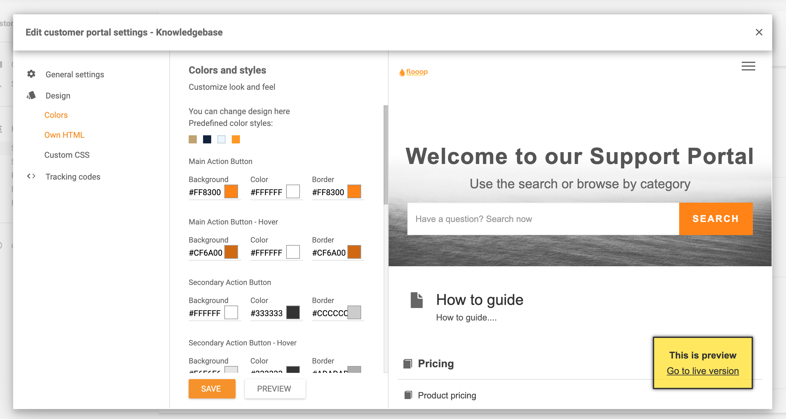 Tùy chỉnh phần mềm diễn đàn trong LiveAgent