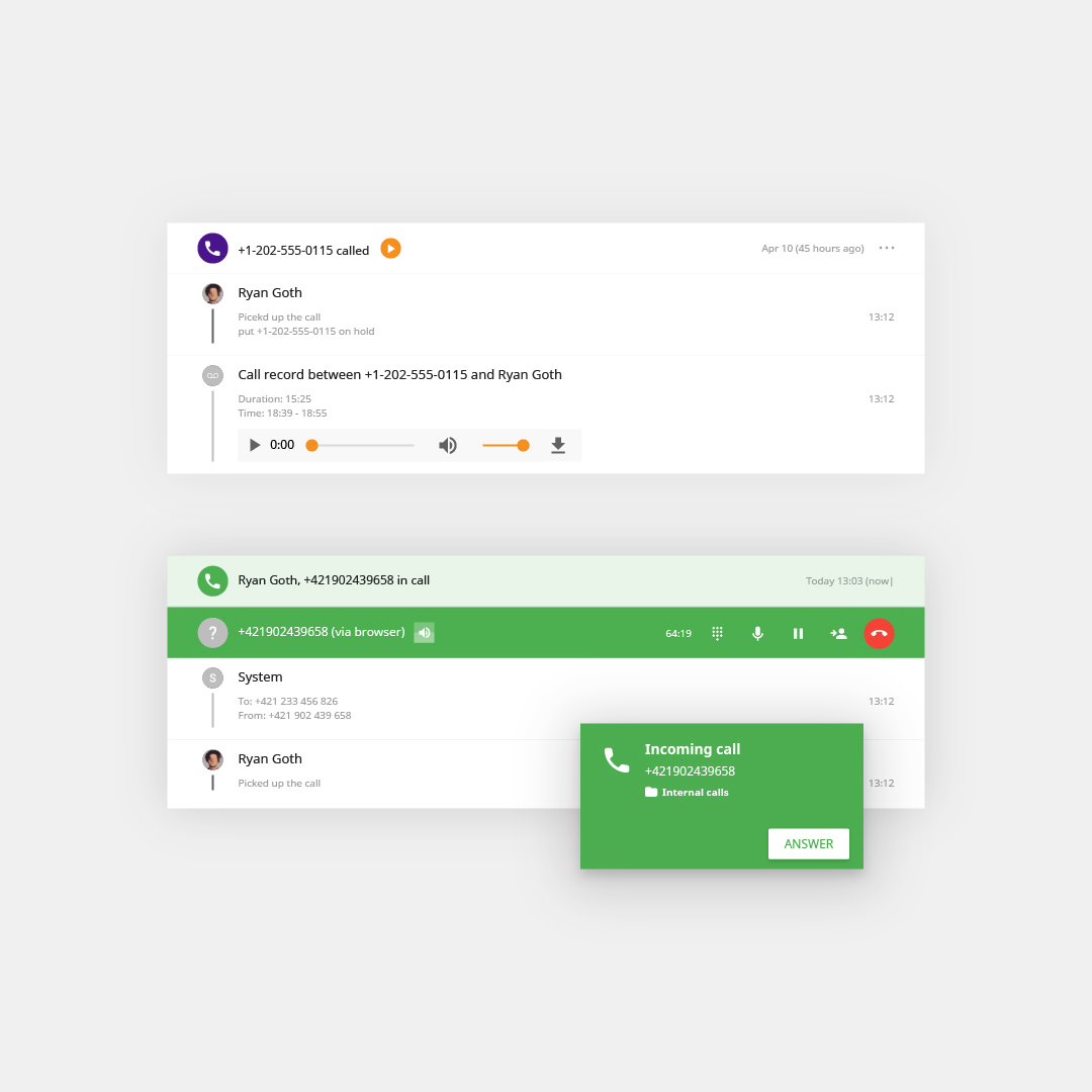 cuộc gọi đi vào-LiveAgent
