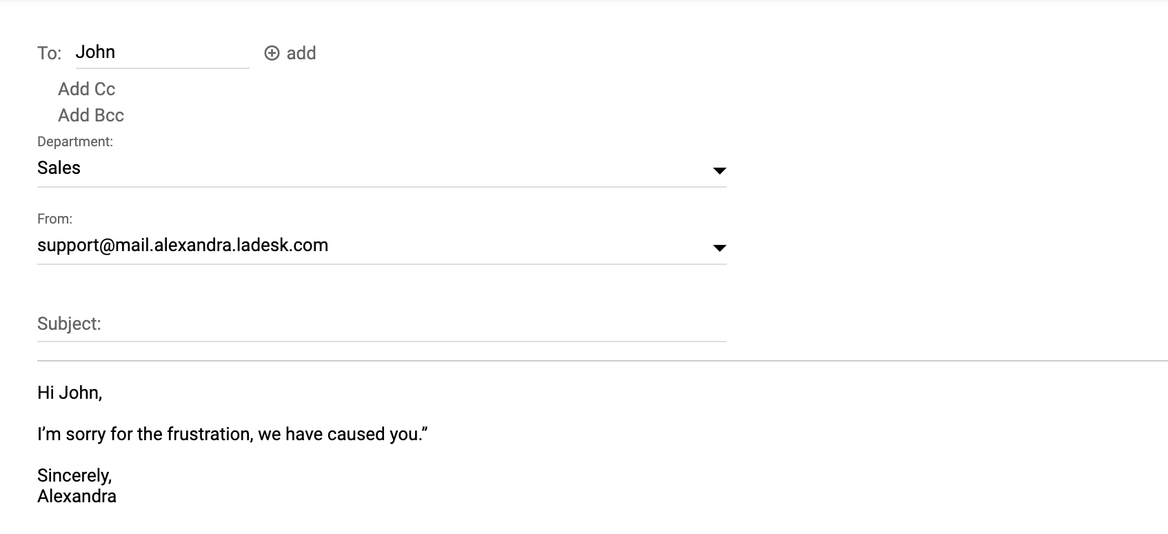 Cách xin lỗi khách hàng