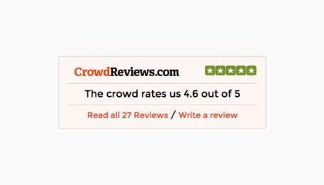 Đánh giá Crowd Reviews 4,6 trên 5