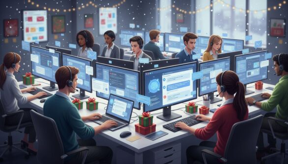 Cách quản lý làn sóng hỗ trợ khách hàng trong tháng 12: chiến lược thông minh cho thương mại điện tử