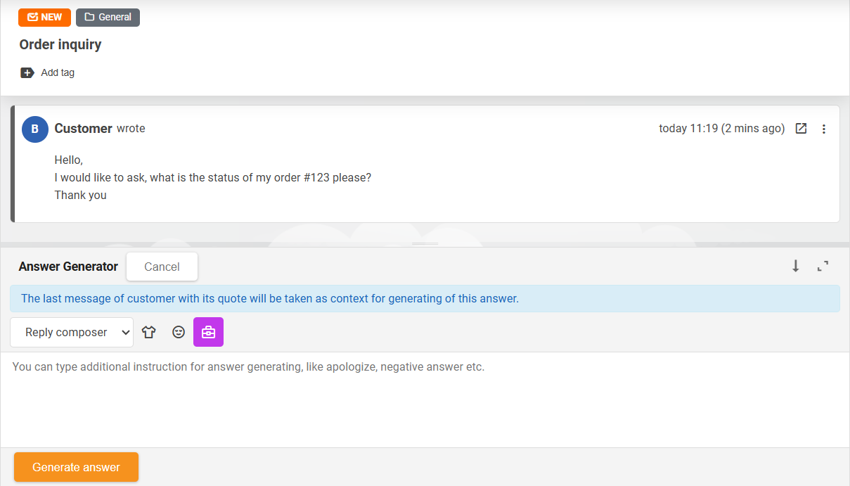 Tổng quan về AI Draft Composer