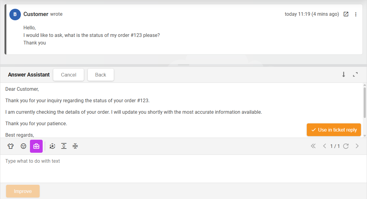 Tổng quan về tạo giao tiếp AI Draft Composer