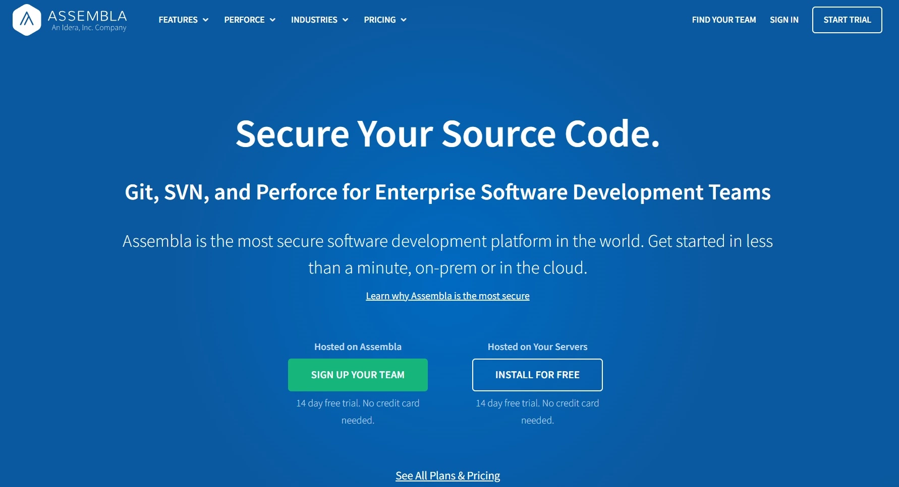 Trang chủ của Assembla - một nền tảng phát triển phần mềm và công cụ quản lý dự án có thể giúp bạn quản lý khối lượng công việc và giữ mọi thứ được tổ chức.