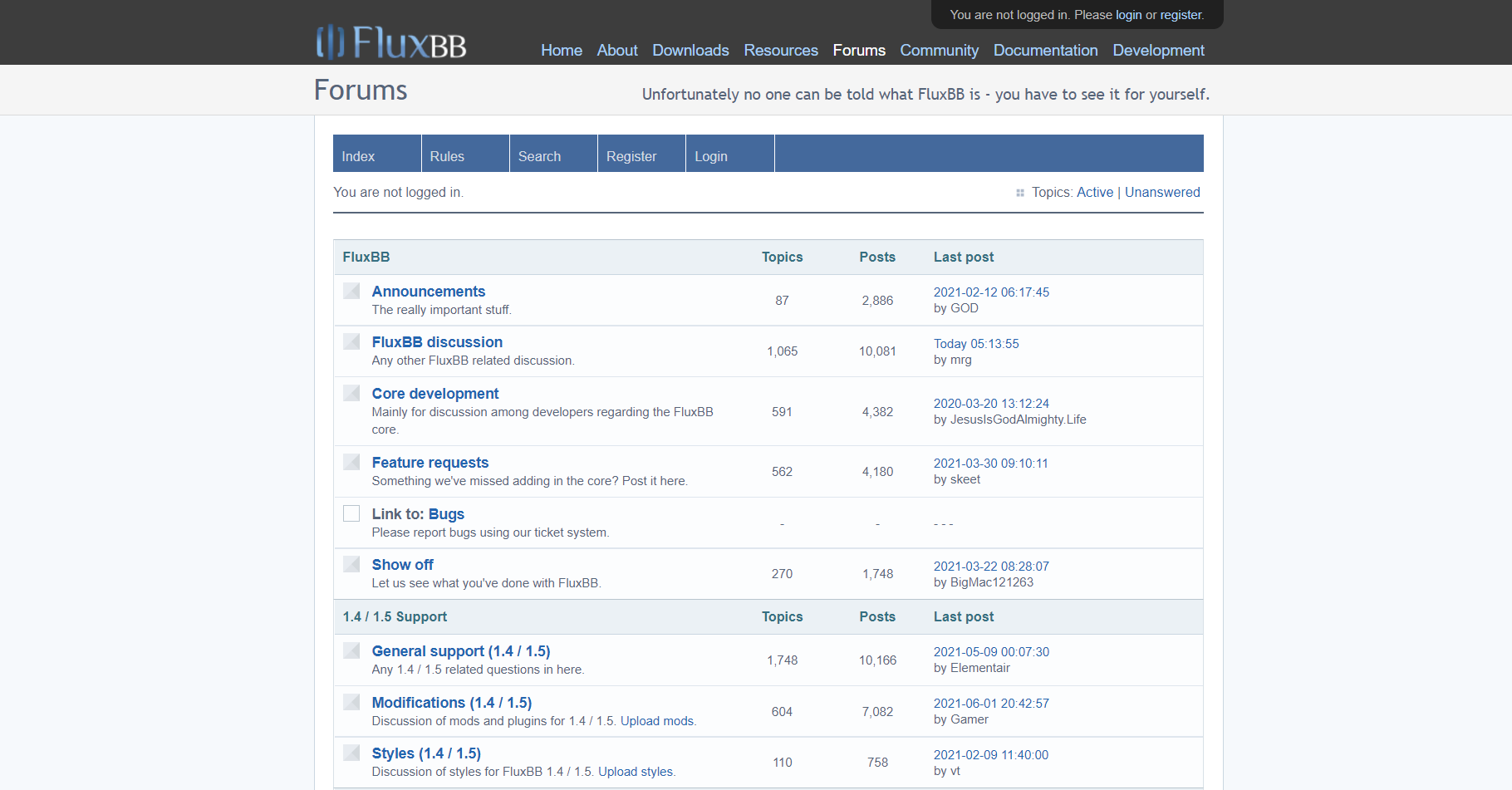 Giải pháp diễn đàn cộng đồng FluxBB