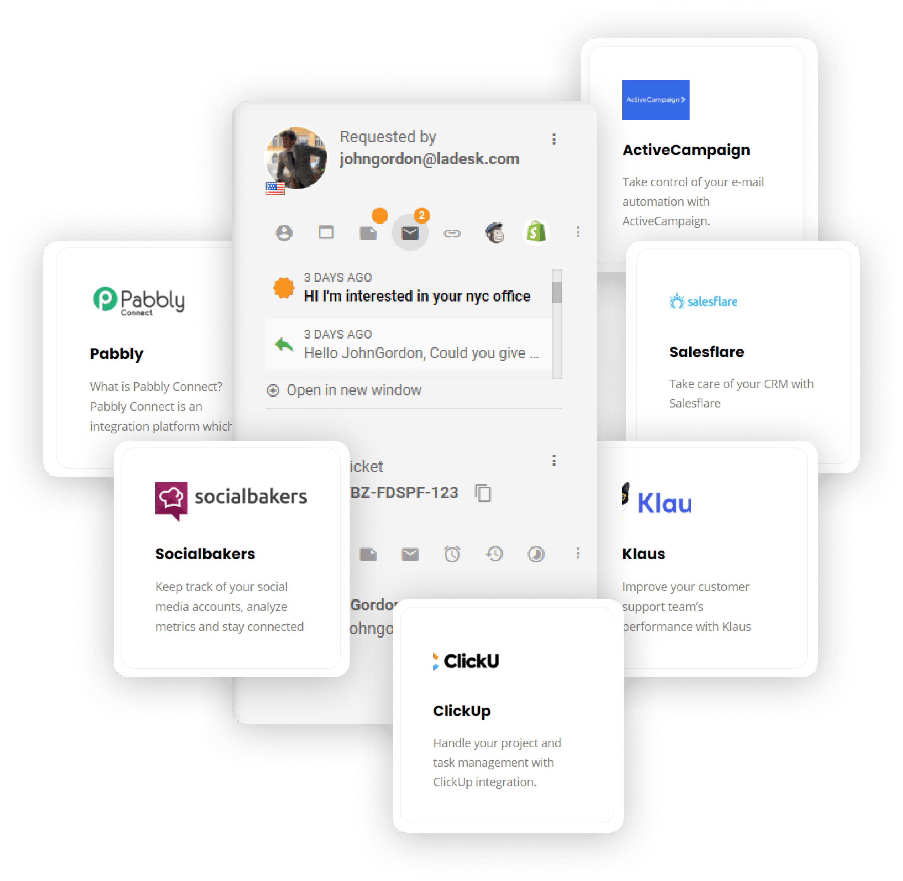 Tích hợp bên thứ ba với phần mềm LiveAgent