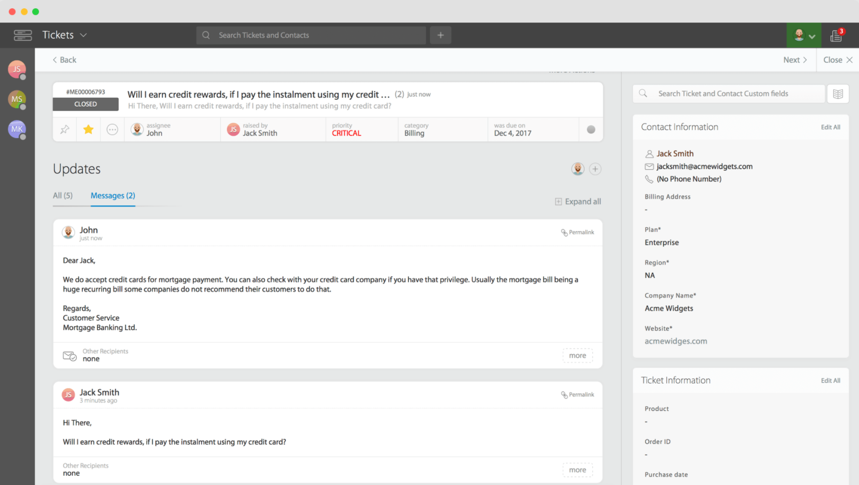 Vé và liên hệ HappyFox