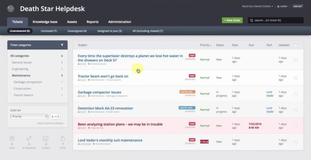 Hệ thống ticketing helpdesk Jitbit