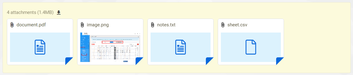 Thiết kế được cải tổ của tệp đính kèm vé của LiveAgent