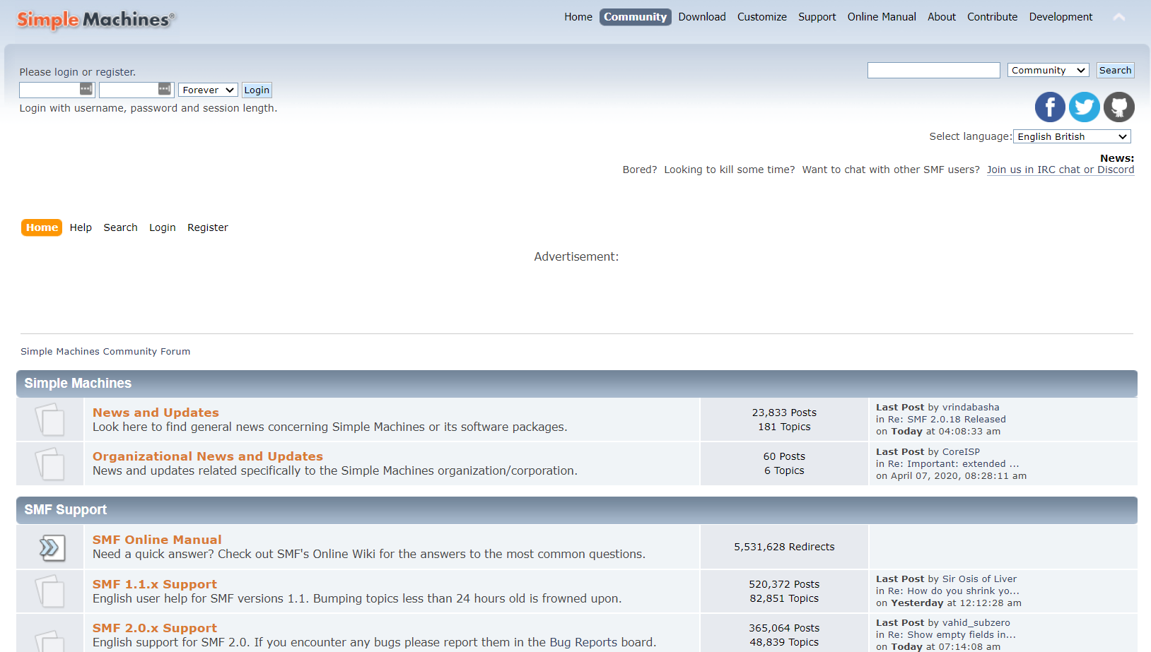 Mô-đun Simple Machines Forum