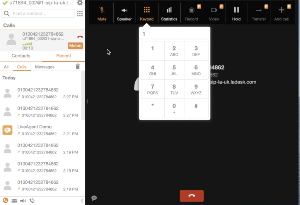 cuộc gọi softphone zoiper miễn phí