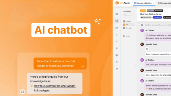 Cách LiveAgent Giải Quyết 75% Các Tương Tác Chat Thông Qua Chatbot AI