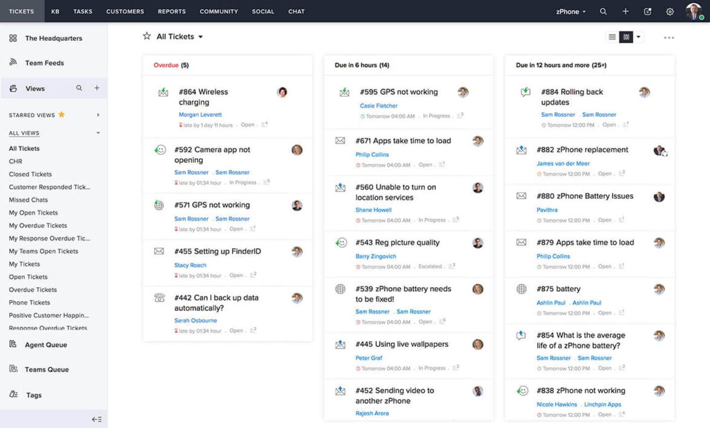 Hệ thống ticketing Zoho Desk