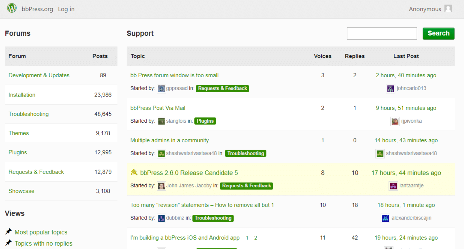 Plugin diễn đàn bbPress WordPress