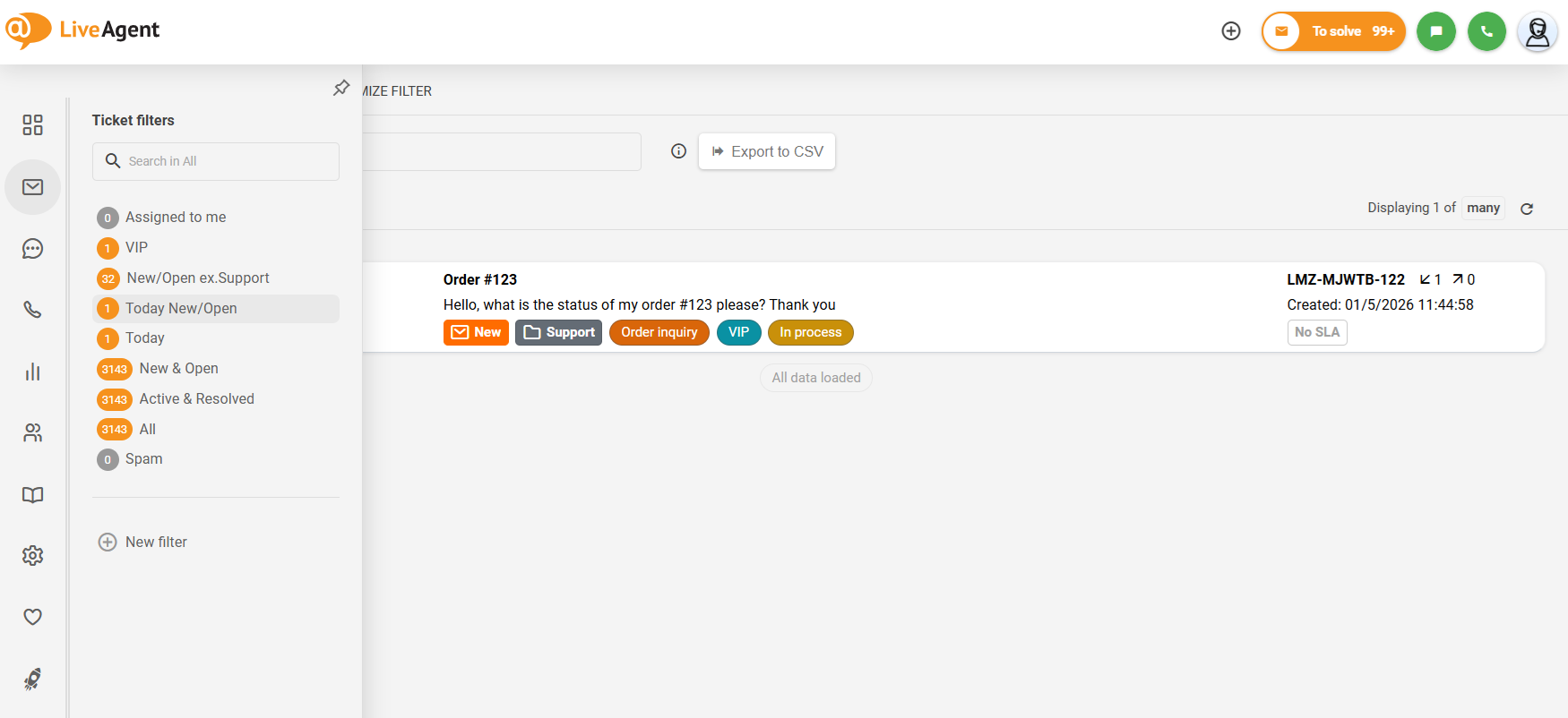 The option to collapse the left side submenu