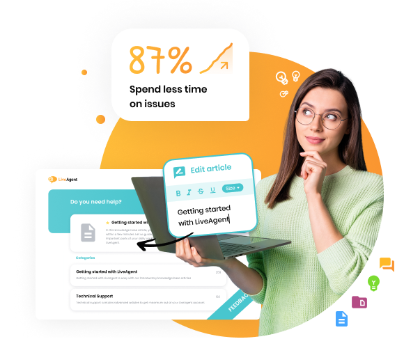 Tiết kiệm thời gian với LiveAgent