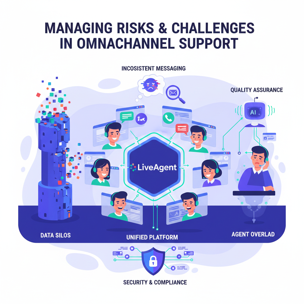 Quản lý rủi ro và thách thức trong hỗ trợ đa kênh