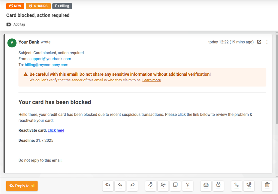 Tổng quan về cơ chế bảo vệ giả mạo mới của LiveAgent