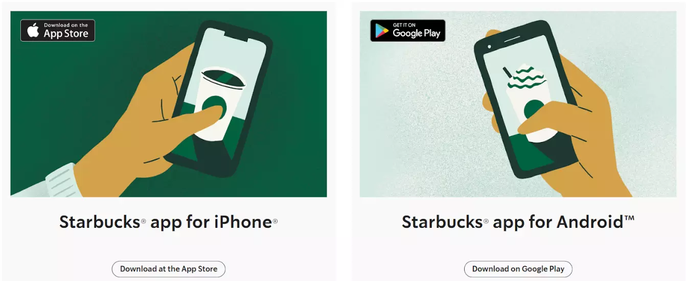 Starbucks mobile app