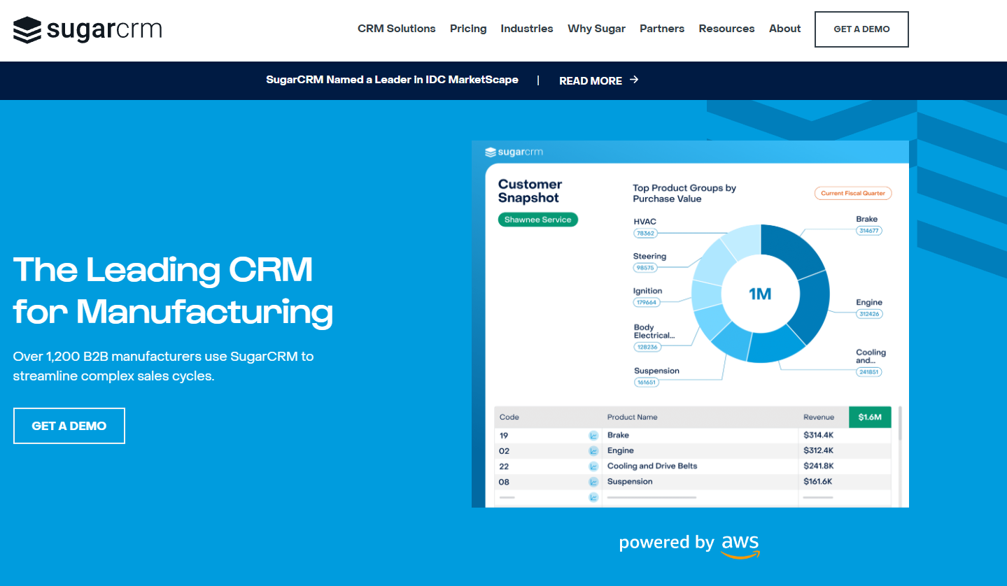 Trang chủ SugarCRM