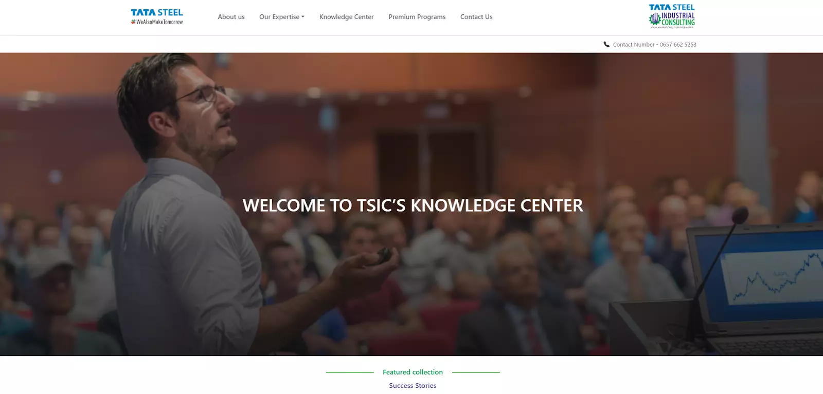 Trang trung tâm kiến thức của Tata Steel
