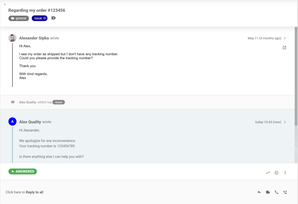 Cải tiến cuộc trò chuyện trong vé LiveAgent