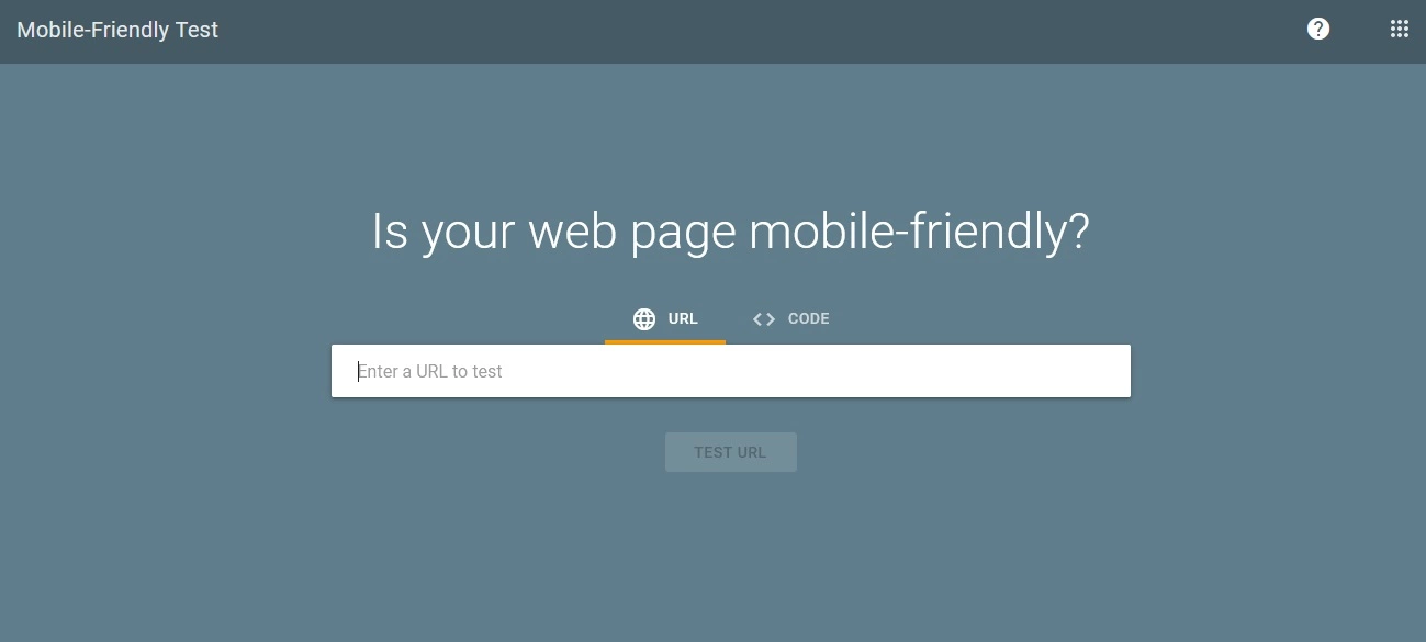 Bài kiểm tra thân thiện với thiết bị di động của Google