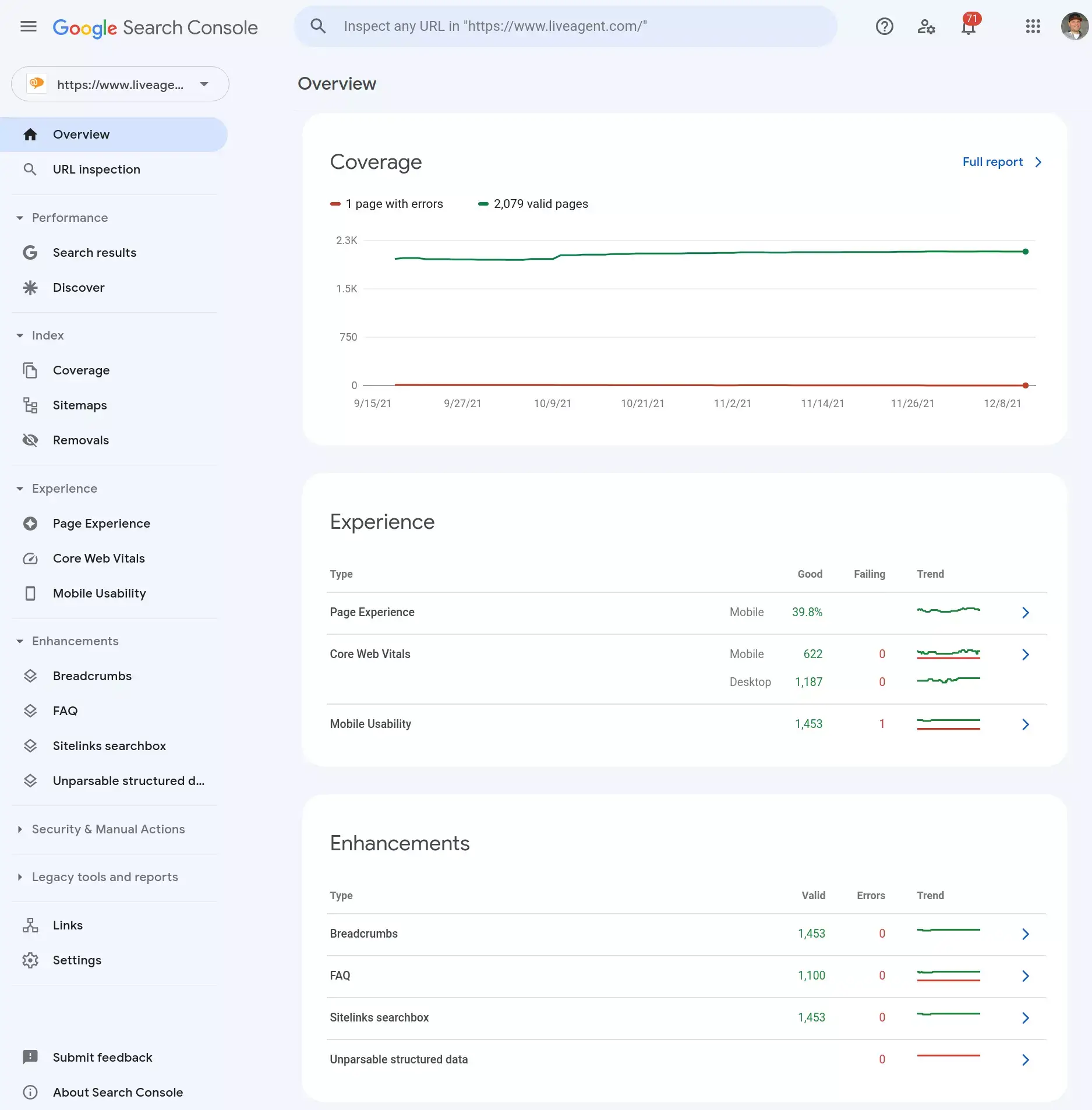 Định kỳ sửa tất cả các lỗi được tìm thấy bởi Google Search để giữ các trang của bạn trong chỉ mục tìm kiếm