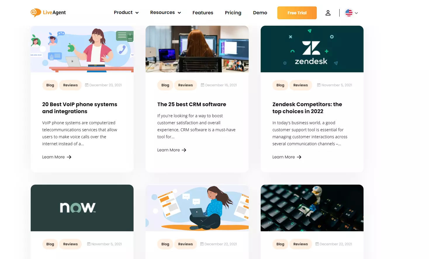 Các bài viết trên blog của LiveAgent