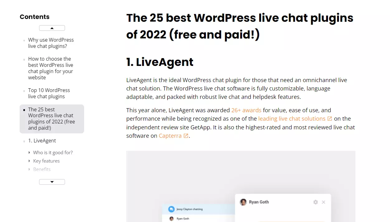 Ví dụ thẻ tiêu đề