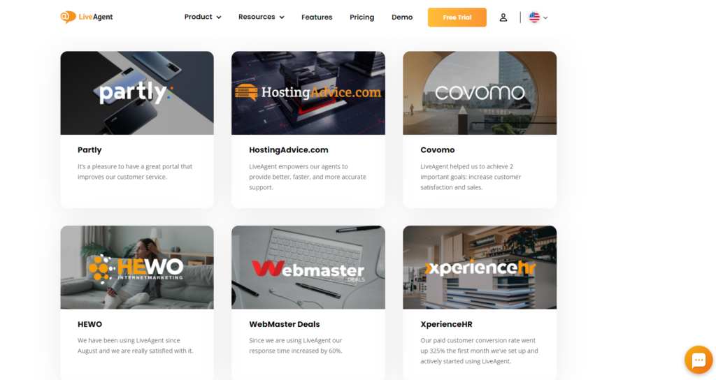 LiveAgent - lời chứng thực