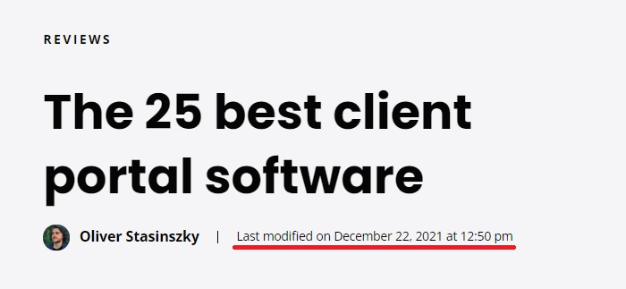 Triển khai ngày cập nhật lần cuối