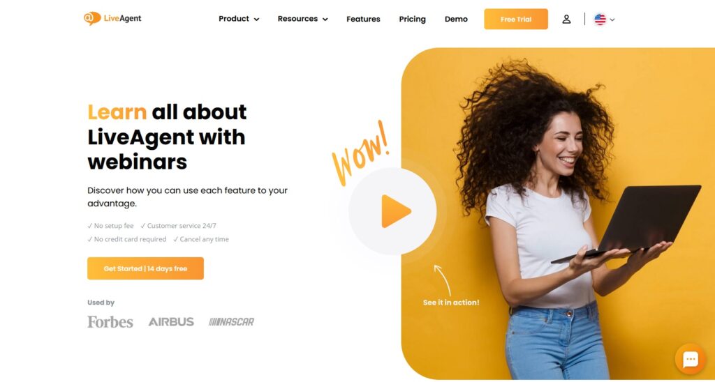 Hội thảo trên web của LiveAgent