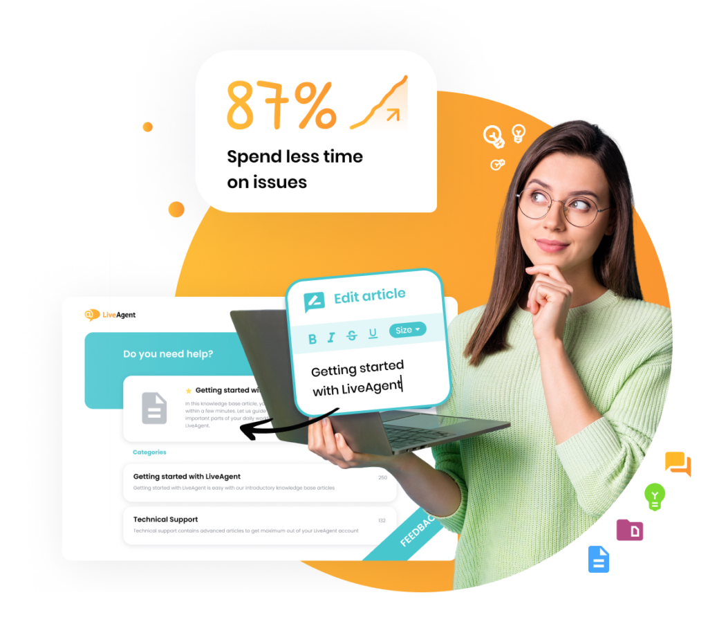 Phần mềm cơ sở kiến thức của LiveAgent