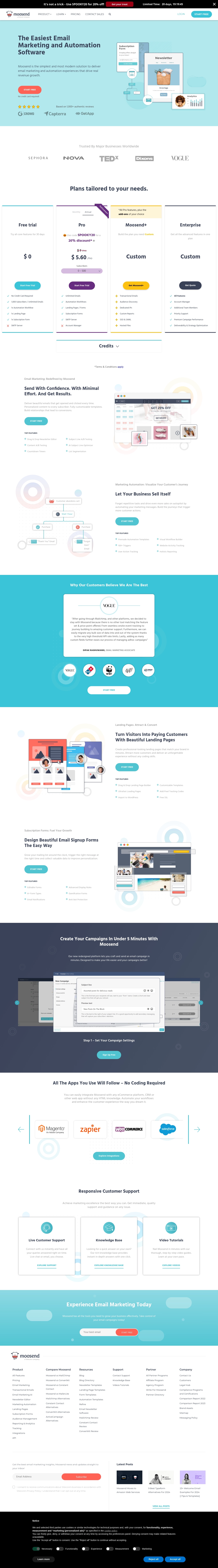 Liên Hệ Bộ Phận Hỗ Trợ Khách Hàng Moosend