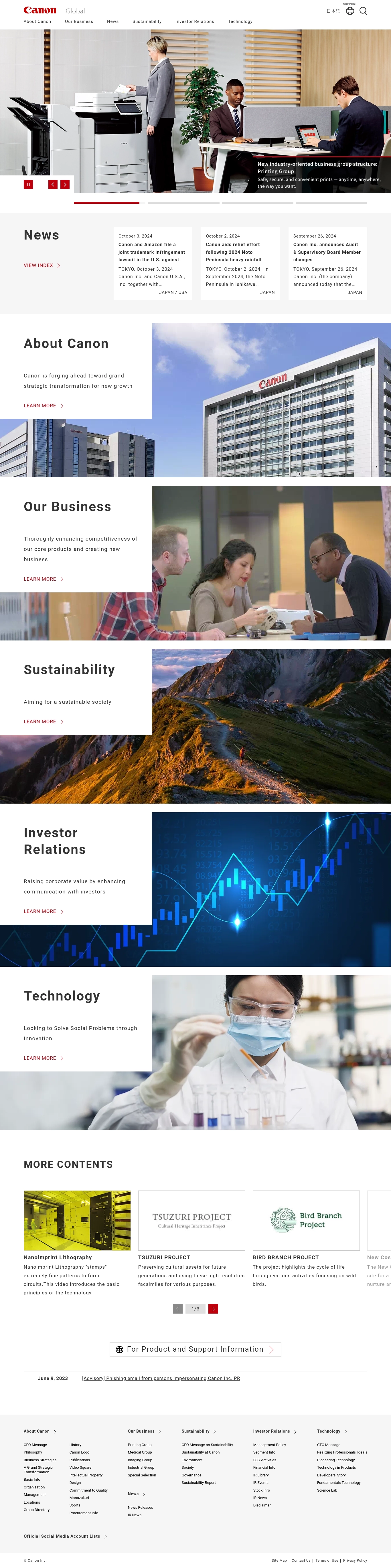 Liên hệ Hỗ trợ Khách hàng Canon