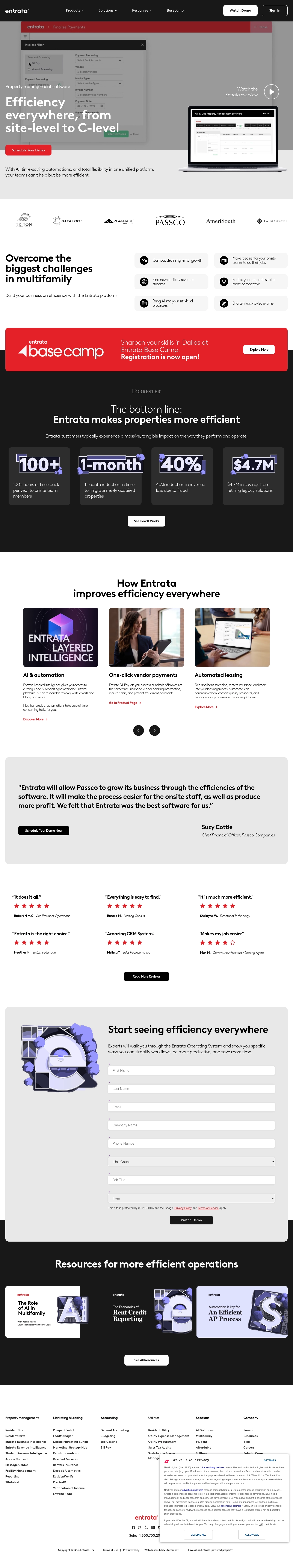 Liên Hệ Bộ Phận Hỗ Trợ Entrata