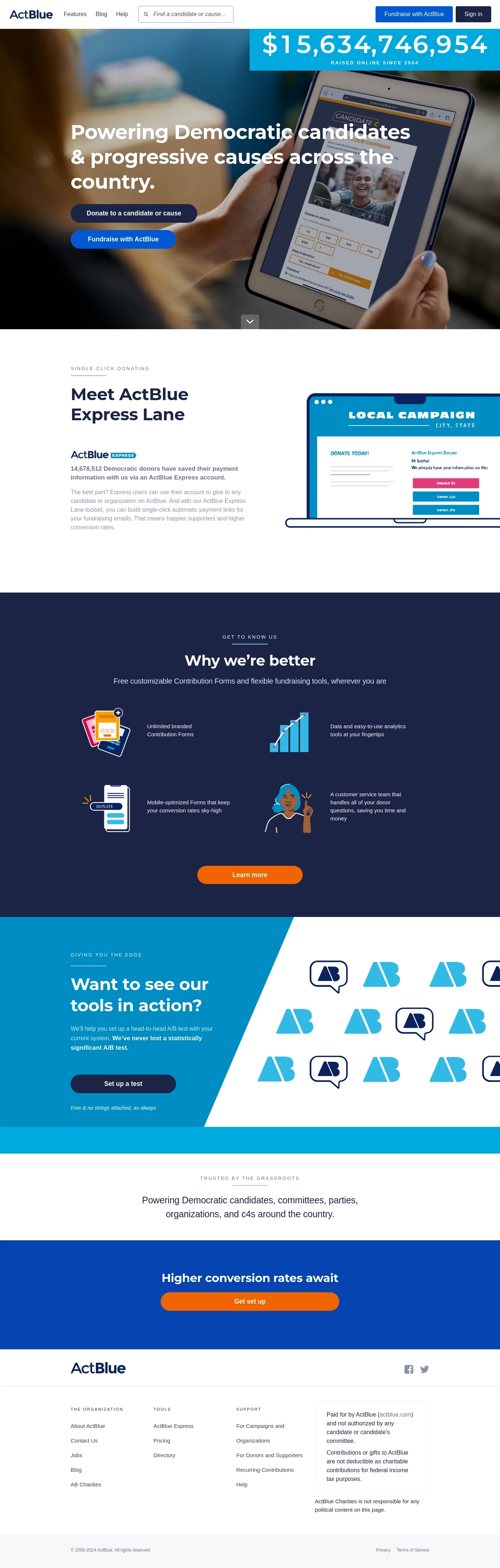 Liên Hệ Bộ Phận Hỗ Trợ ActBlue