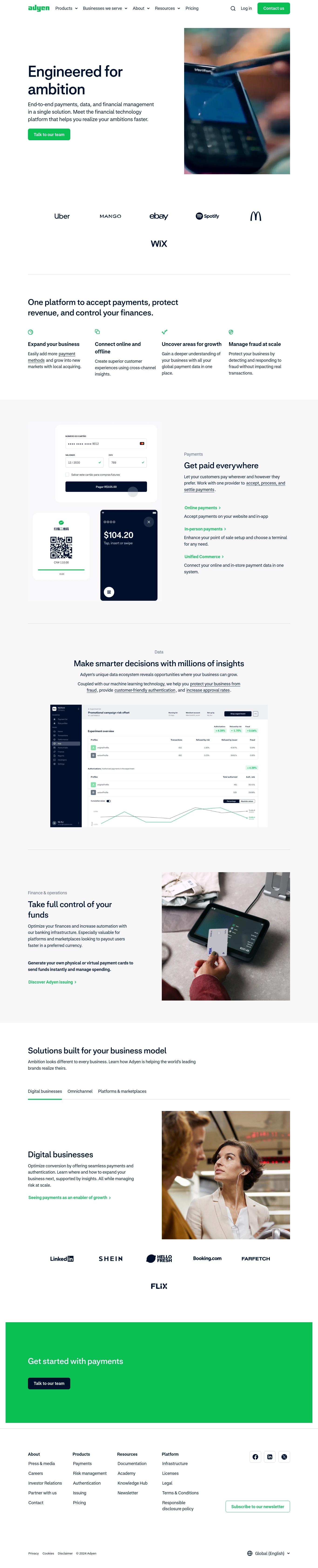 Liên Hệ Bộ Phận Hỗ Trợ Adyen
