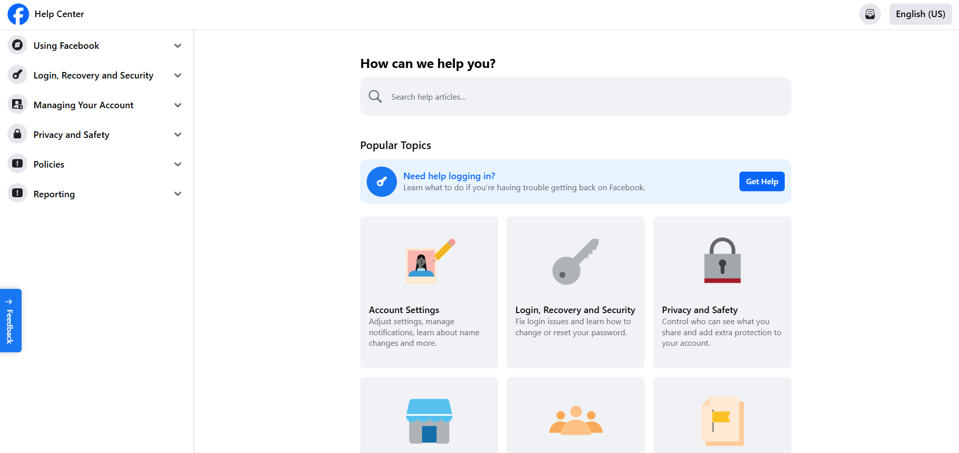 Liên Hệ Bộ Phận Hỗ Trợ Facebook