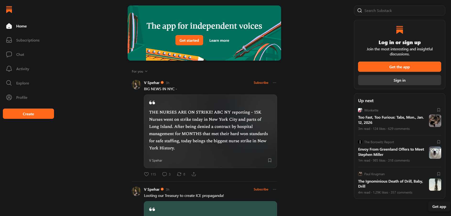 Liên hệ Hỗ trợ Substack