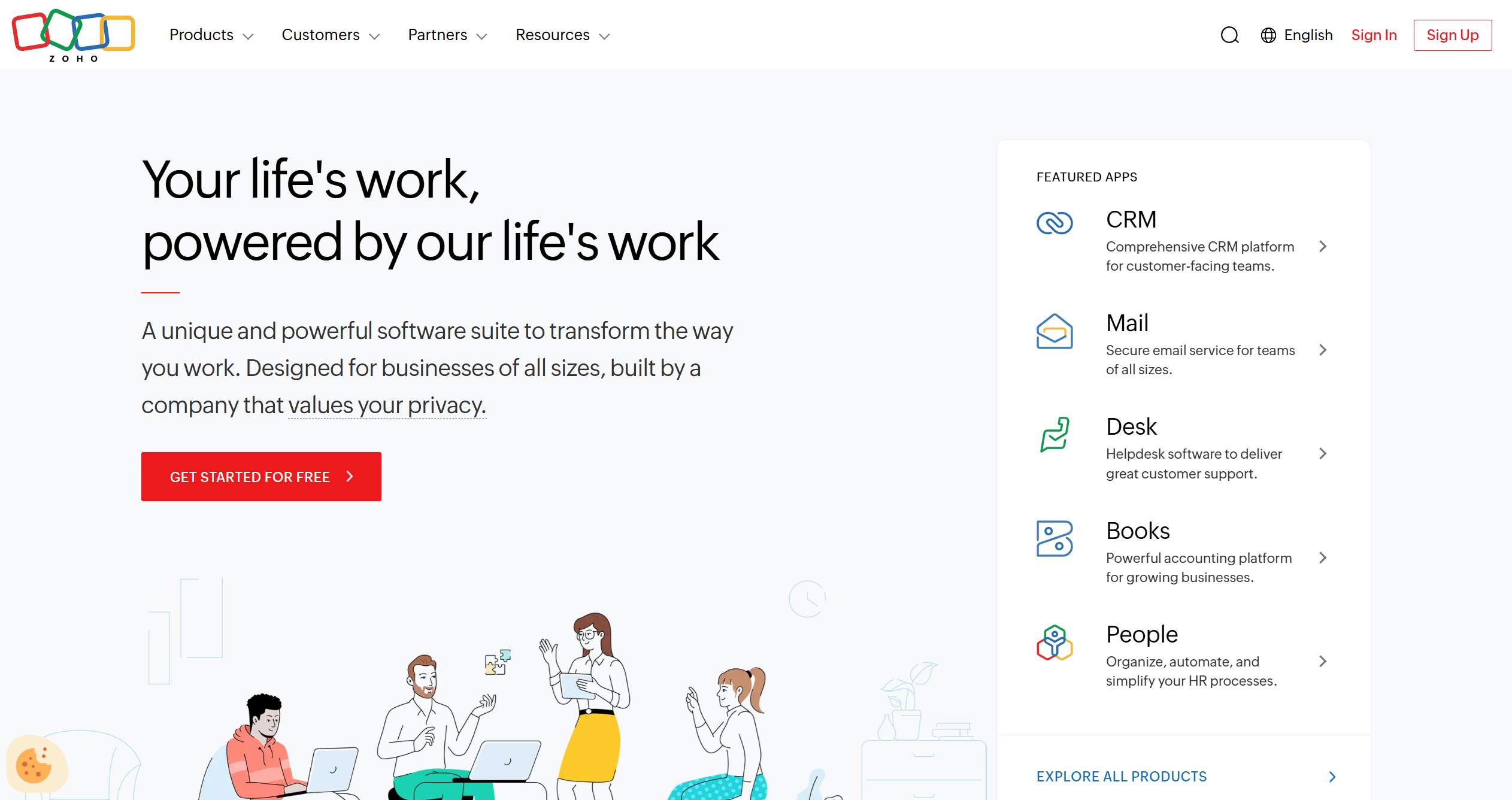 Liên hệ Hỗ trợ Zoho Help Desk