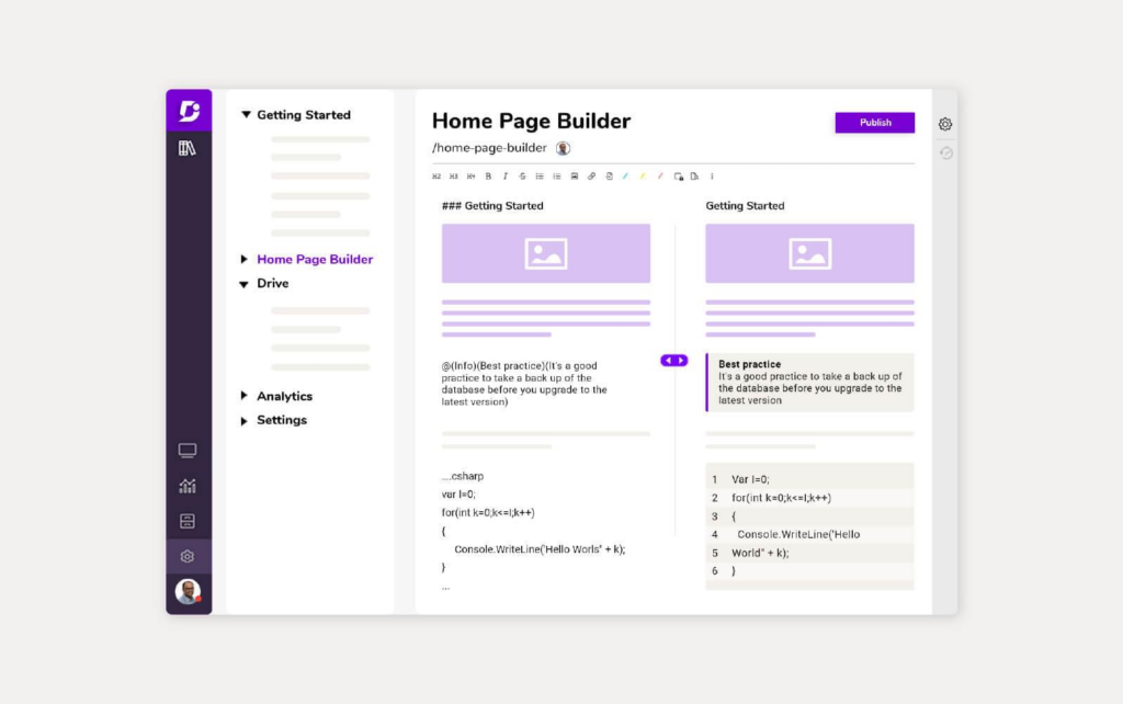 Phần mềm Document360 cung cấp các giải pháp cơ sở kiến thức